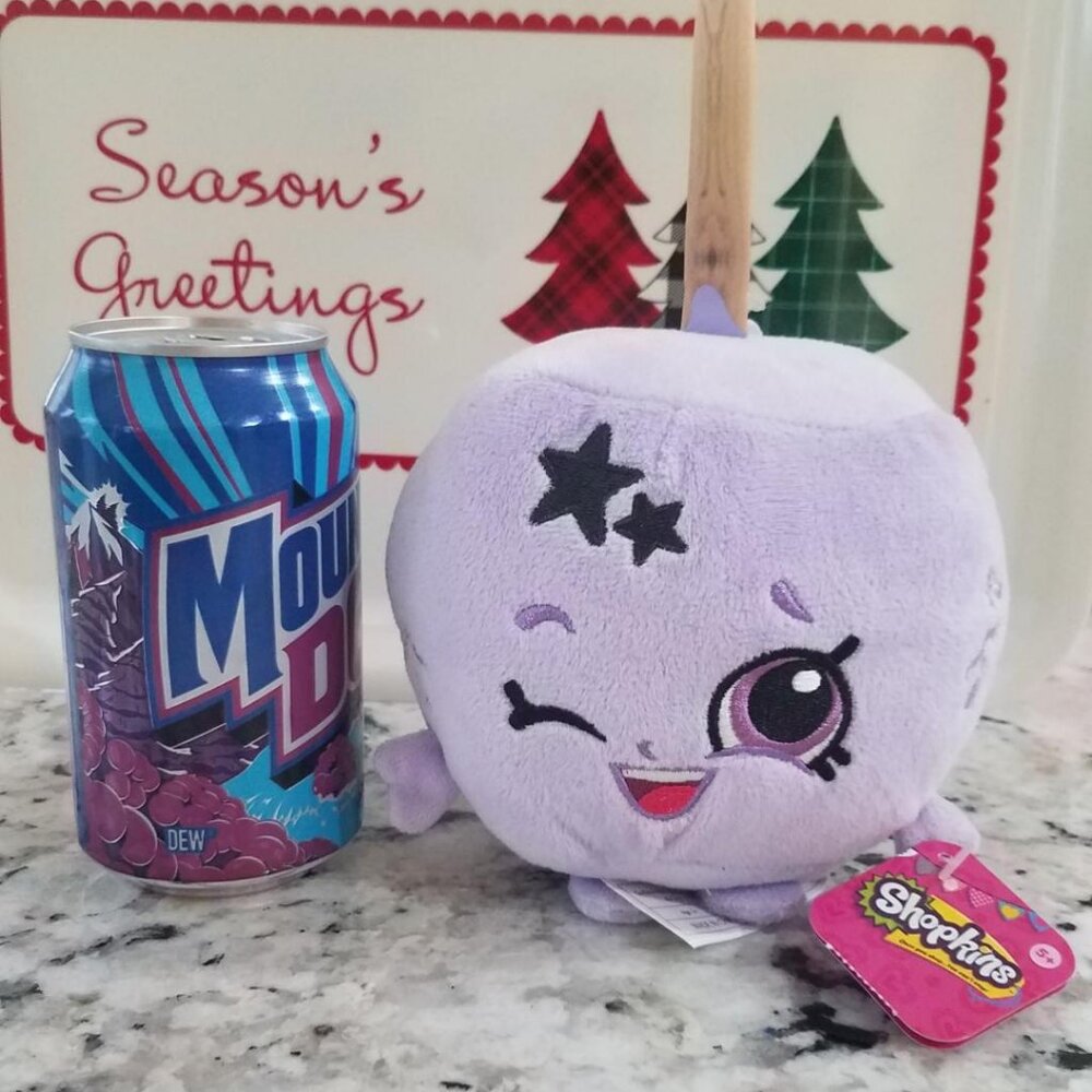NWT RARE Shopkins Candy Apple Plush